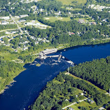 Aerial photo of Penobscot River