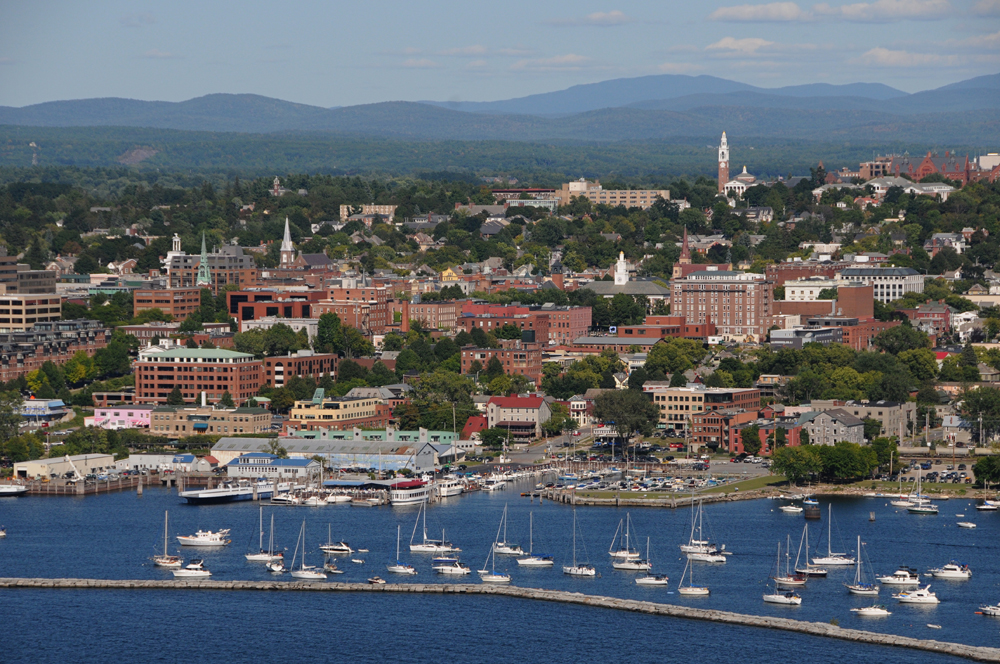 Photo of Burlington, VT on Lake Champlain