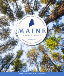 Cover image of Maine Won't Wait climate action plan for Maine