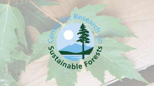 CRSF logo with leaf background
