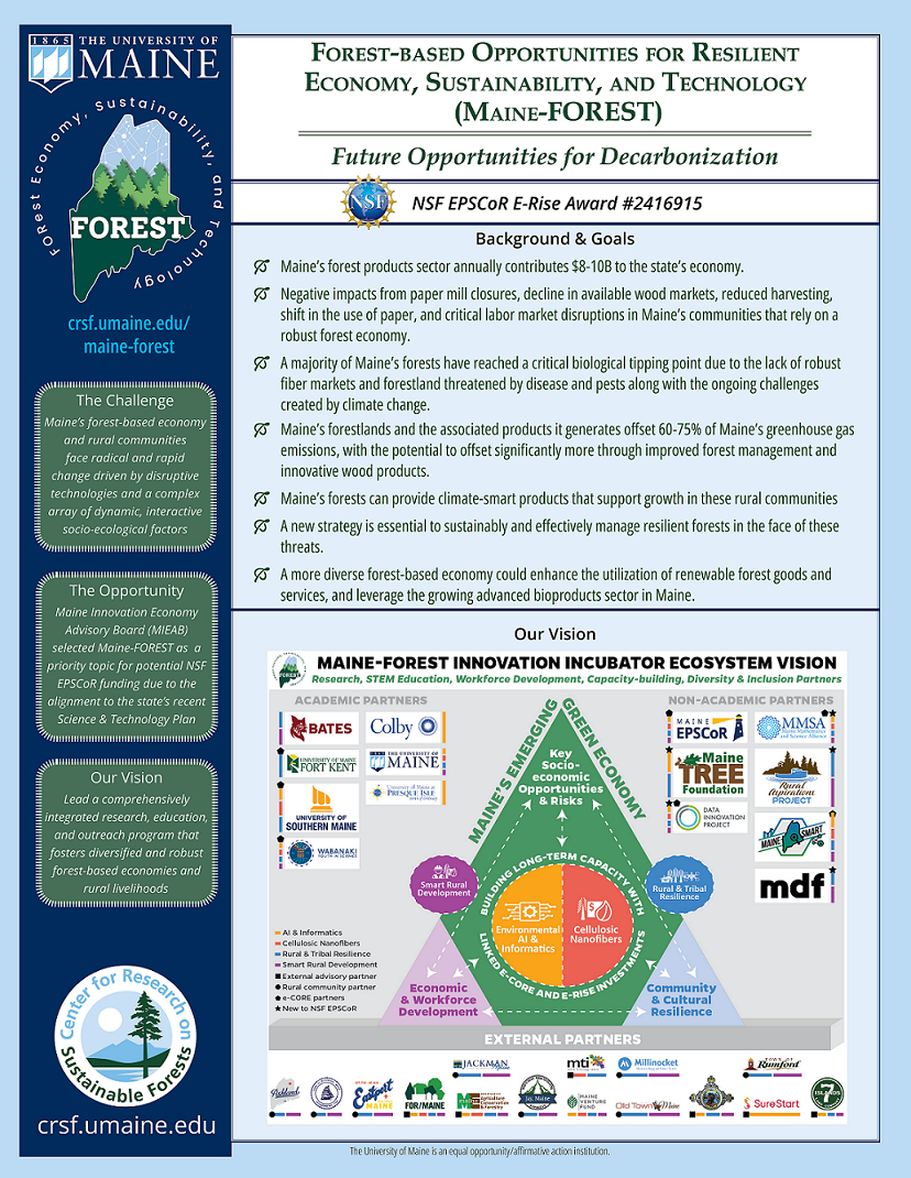 Screenshot of Maine FOREST summary pdf