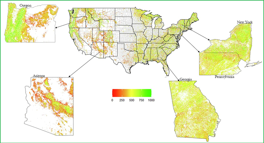 Raster map, Figure 8 from the original article